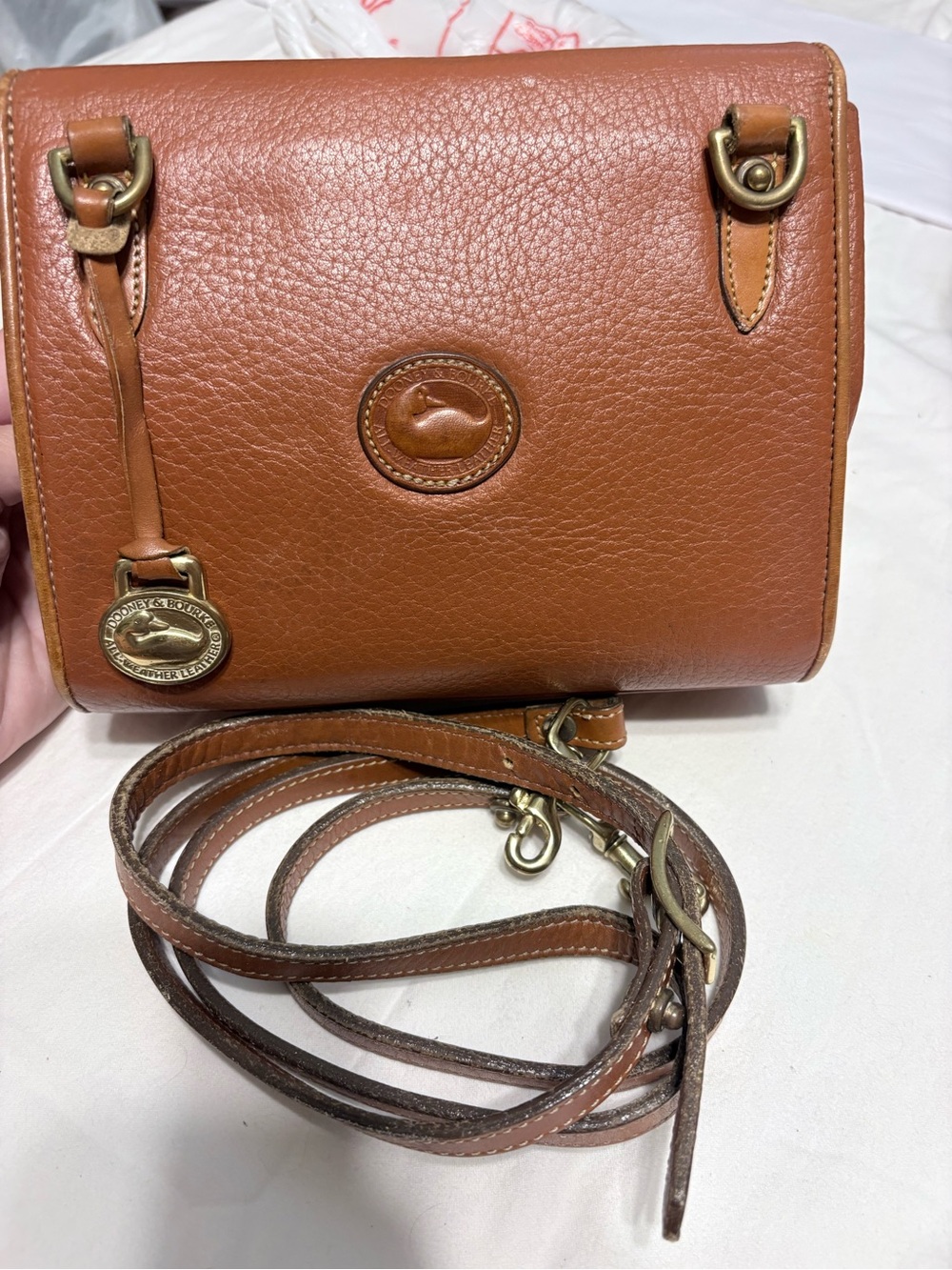 Dooney & Bourke Tan plaza bag